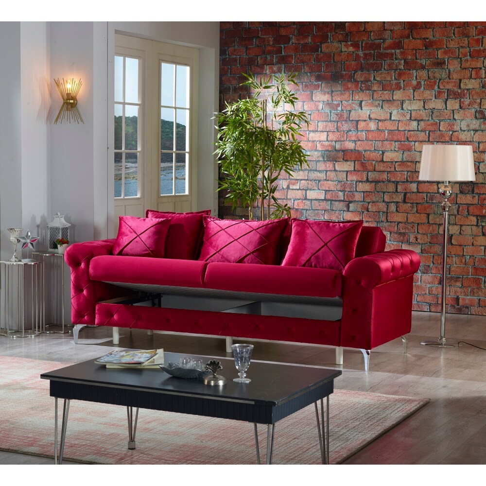 Riv Modern Two Sofa And One Love Seat Living Room Set