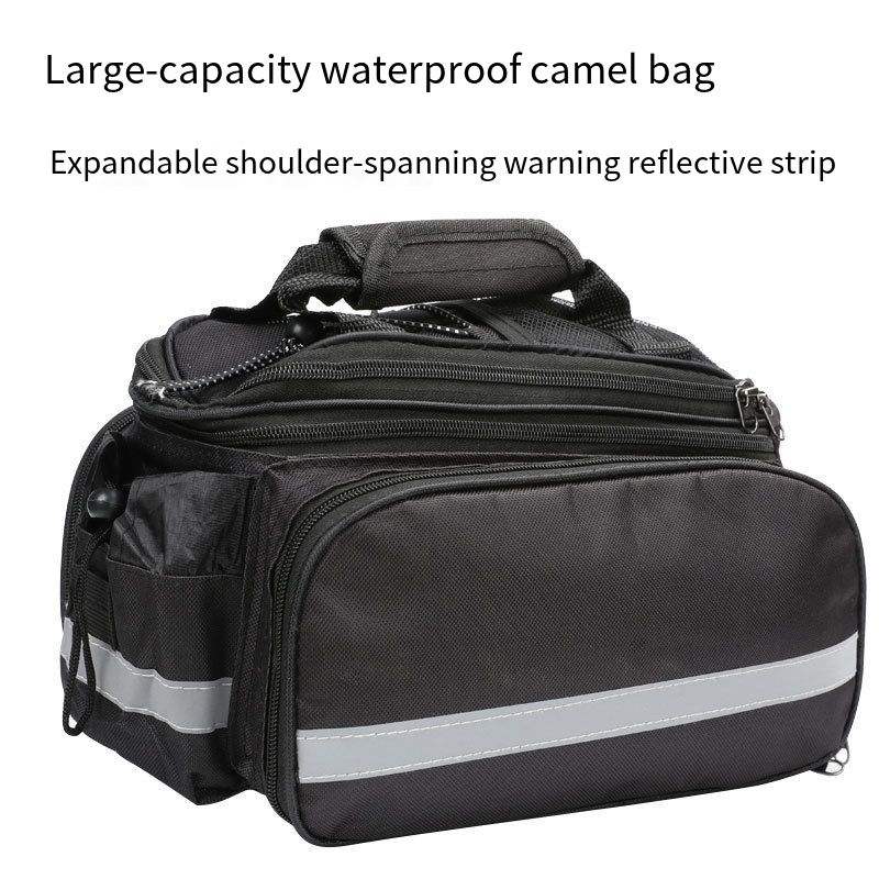 RTS Multifunctional Foldable Large Waterproof Travel Mountain Bicycle Rear Seat Trunk Bike Saddle Handle Bag