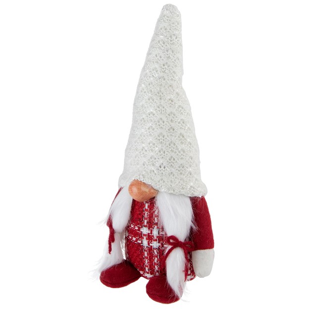 Red And White Nordic Girl Gnome Christmas Decoration