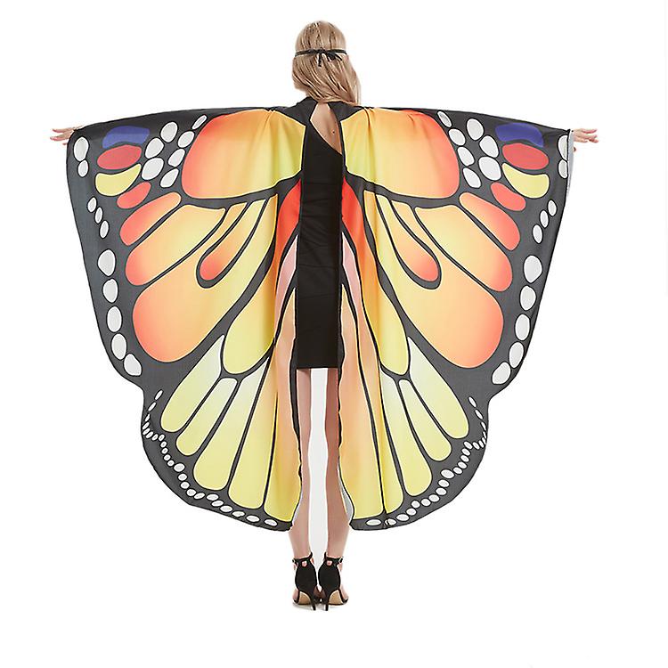 Cosplay Wings Butterfly Shawl Pendant Rotating Halloween Butterfly Shawl