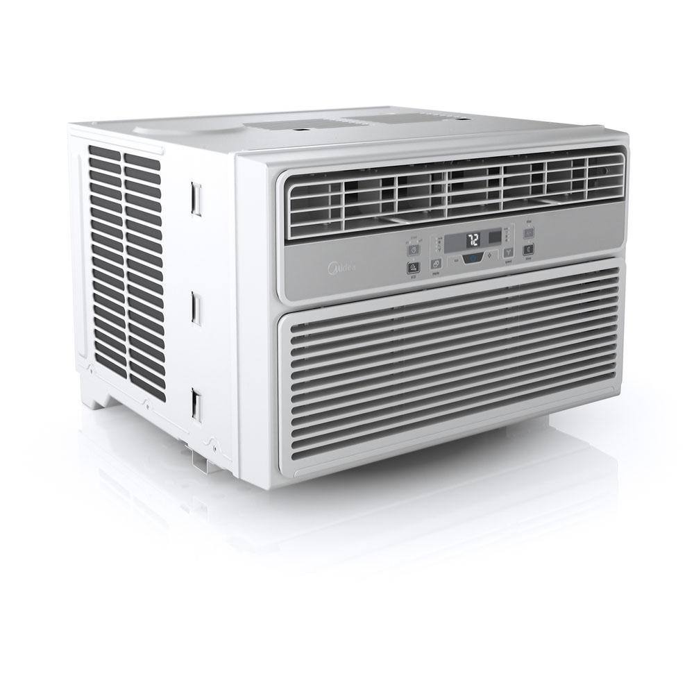 Midea 6000 BTU 115-Volt Window Air Conditioner with Remote in White MWA06CR71