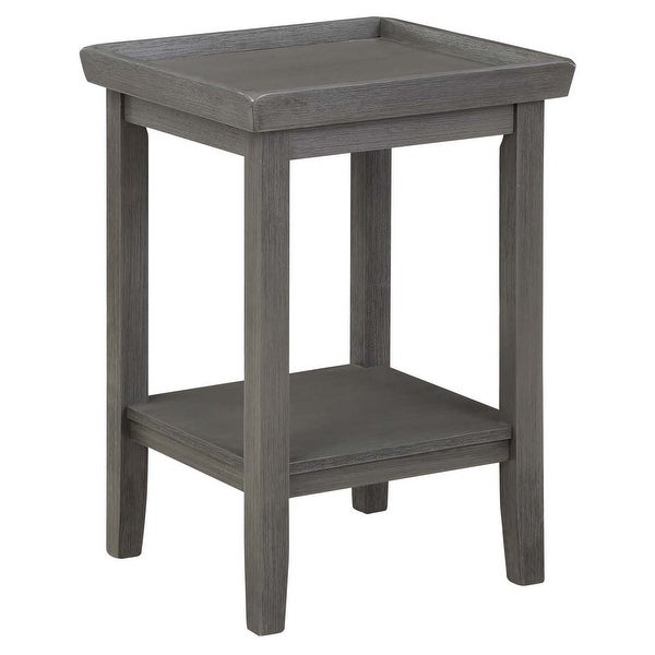 Porch and Den Luxembourg Rubberwood End Table