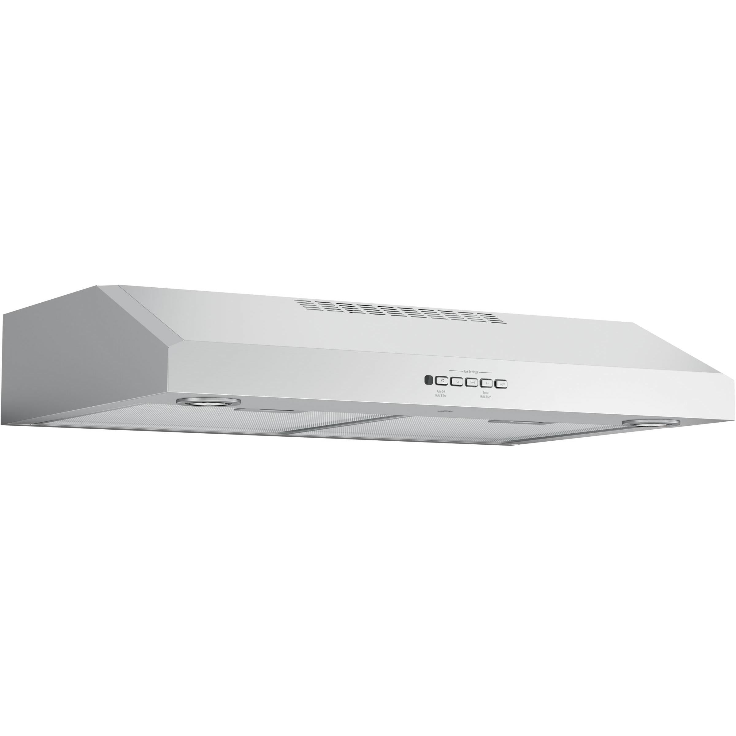 GE 30-Inch Under Cabinet Range Hood with 4 Speeds JVX5300SJSSC