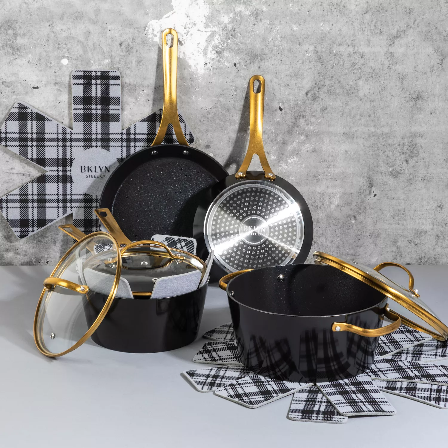 Brooklyn Steel Co. Orbit 12-pc. Nonstick Ceramic Cookware Set