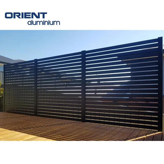 Factory Direct Supply Metal Garden Fence Screens/Privacy Fence Panel Available in Black and White 3D Sample Models Supported