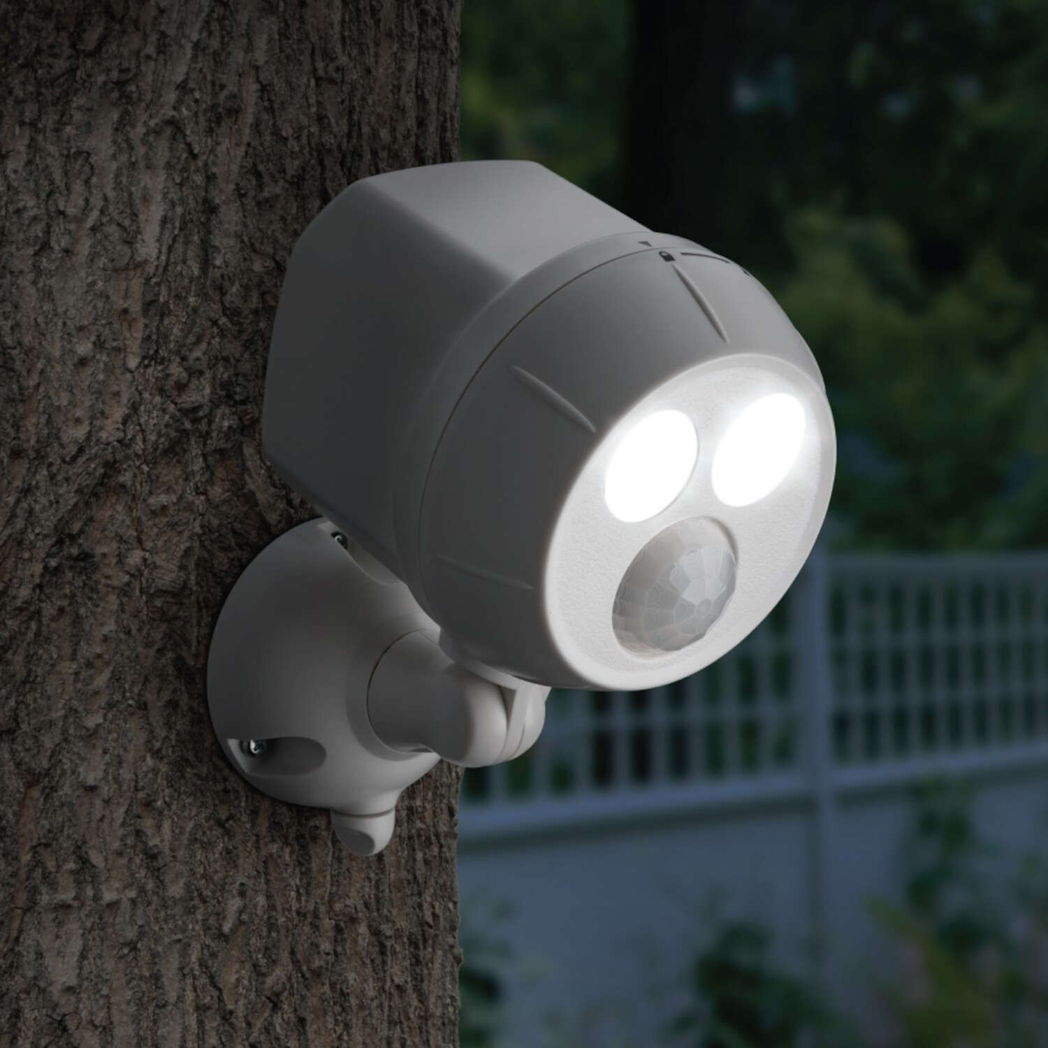 Mr. Beams Motion-Sensing Battery Powered LED White Spotlight