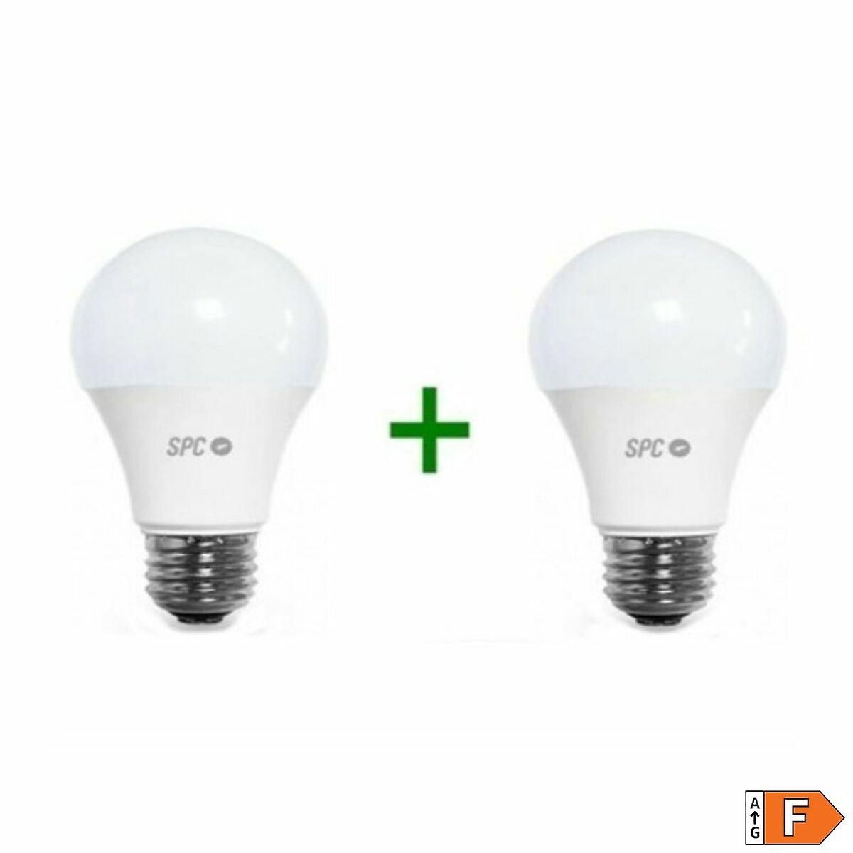 Smart light bulb spc aura 1050 wifi 10 w e27 75 w 2700k - 6500k (2 uds)