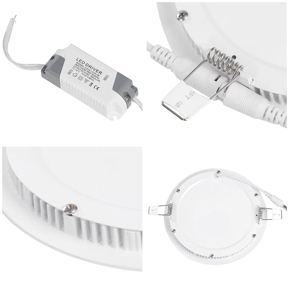 Yescom 9W SMD LED Recessed Ceiling Light w/ Driver