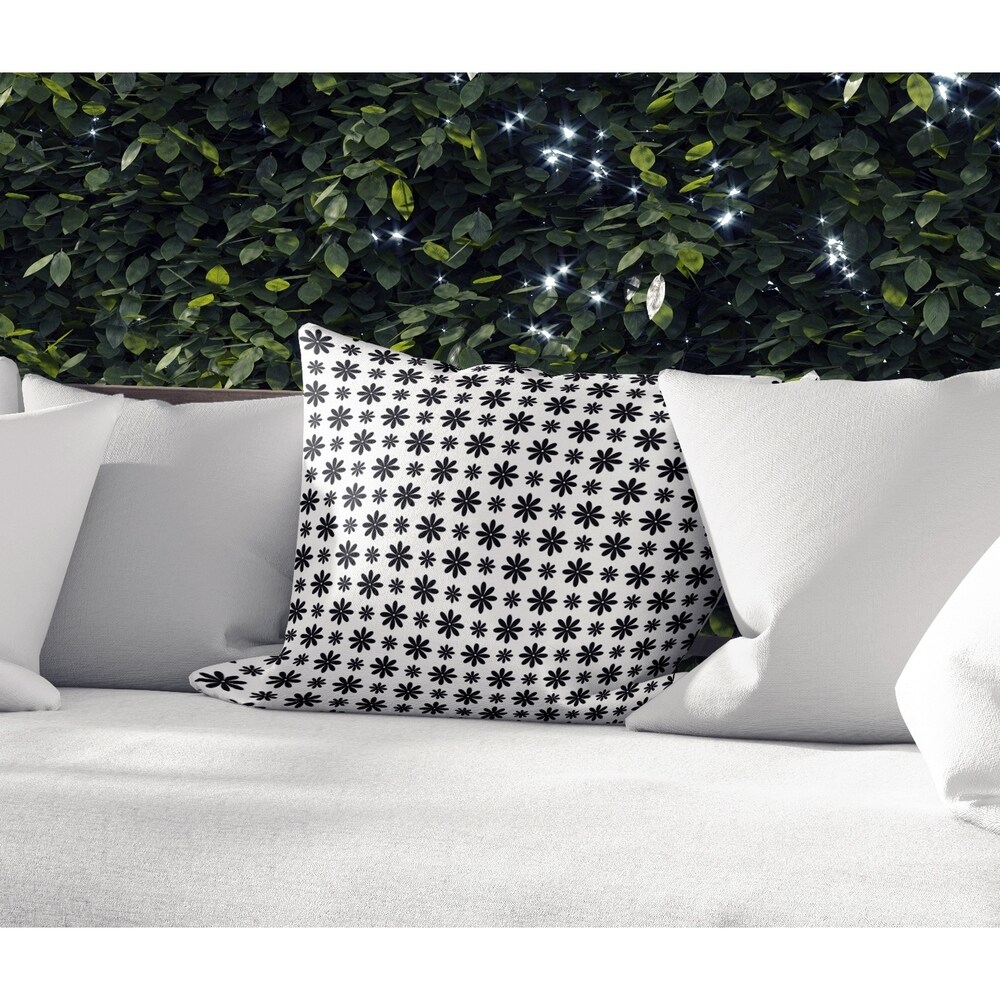 FLOWER SHOWER WHITE Accent Pillow By Kavka Designs