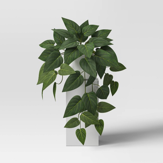 Artificial Philodendron Plant In Modern Ceramic Pot