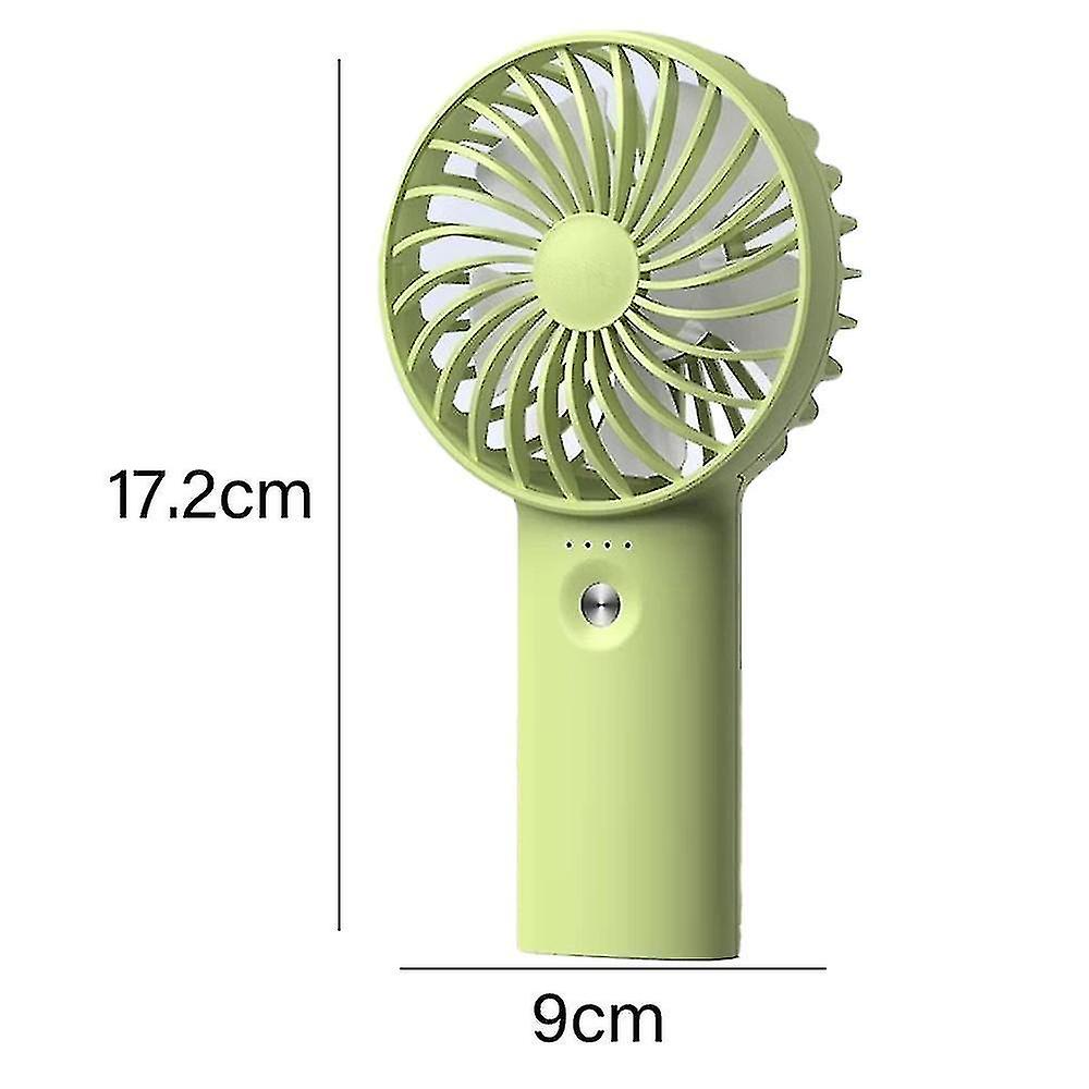 Handheld Fan Mini Portable Hand Fan， Usb Rechargeable Small Personal Fan，battery Operated Hand Fan With 3 Speeds For Travel/commute/picnic/office-