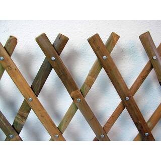 MGP 72 in. x 48 in. Bamboo Trellis with Aluminum Rivets BFF-48