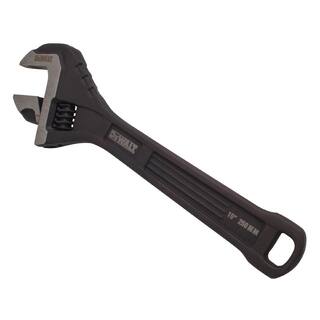 DW 10 in. Steel Adjustable Wrench DWHT80268