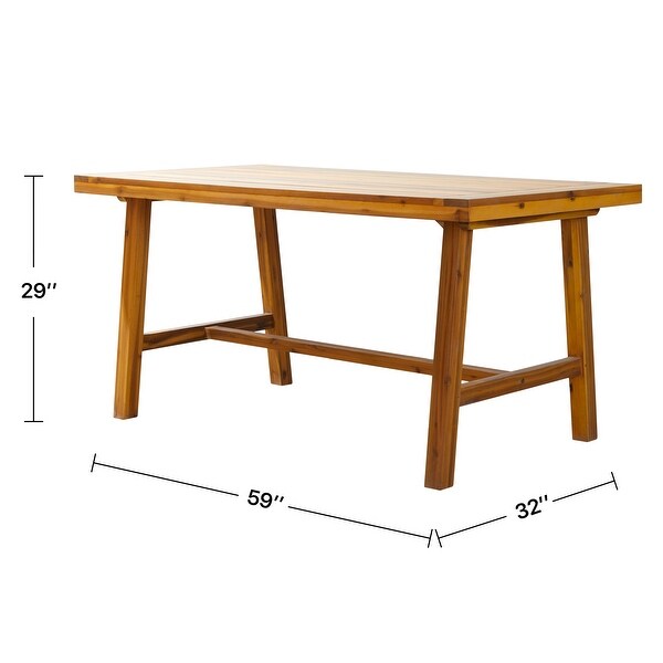 Teak Outdoor Patio Picnic Dining Table