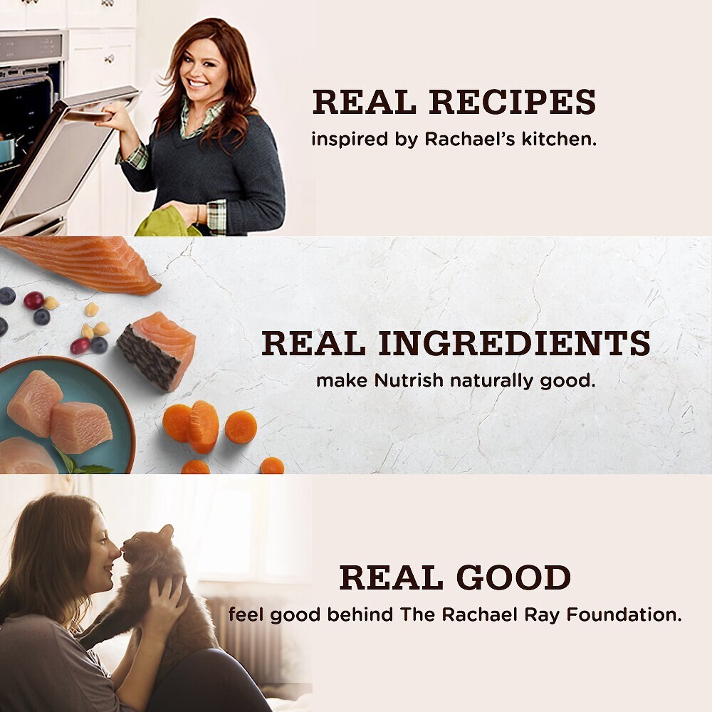 Rachael Ray Nutrish Natural Salmon and Brown Rice Recipe Dry Cat Food