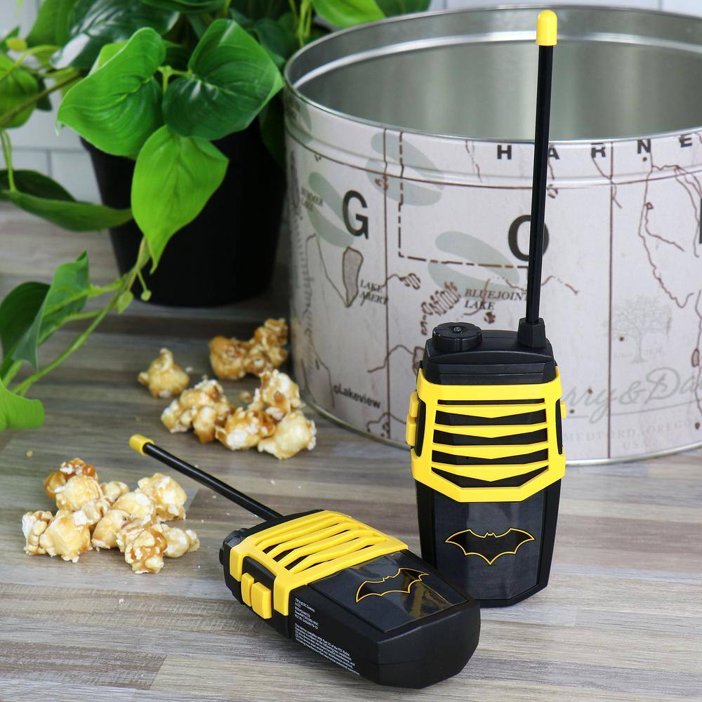 DC Comics Batman Walkie Talkie in Black and Yellow (2-Piece Set) 985119538M