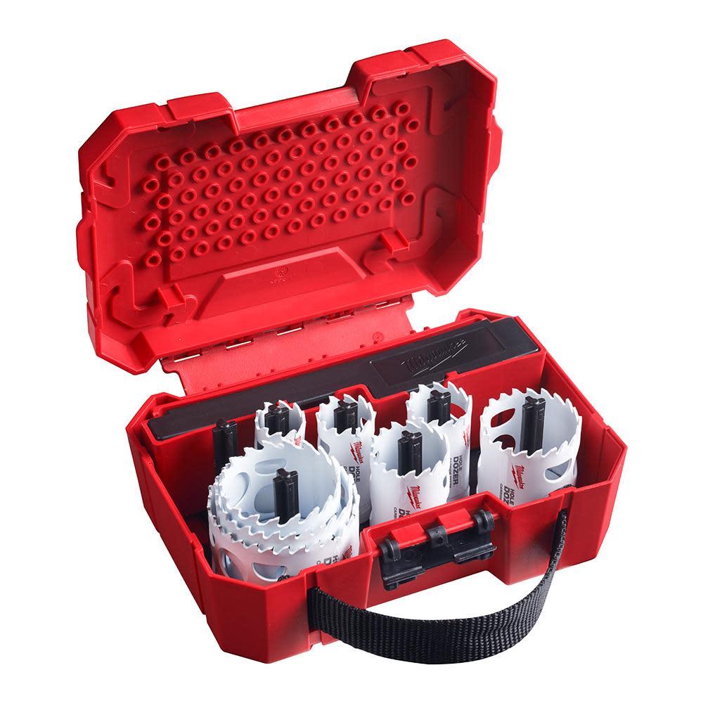 12 PC HOLE DOZER with Carbide Teeth Hole Saw Kit ;