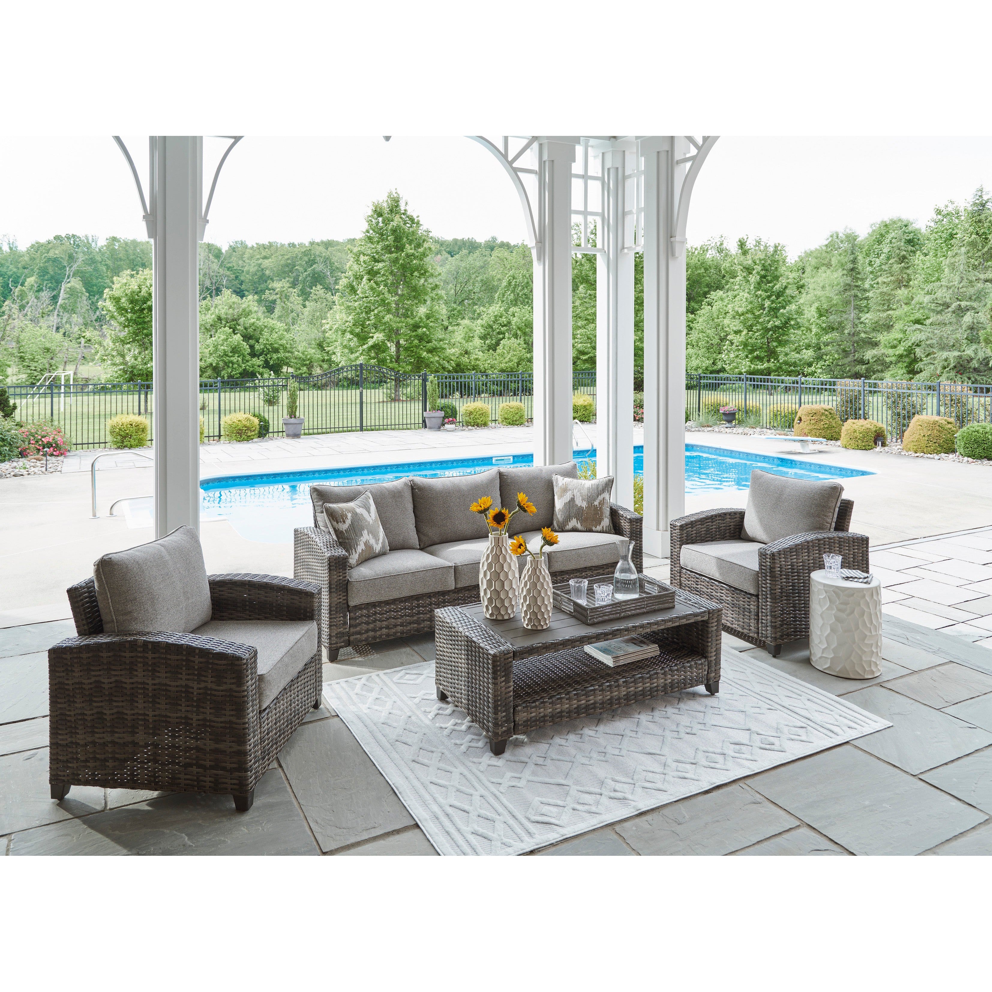 Mystic 4-Piece Outdoor Deep Seating Set