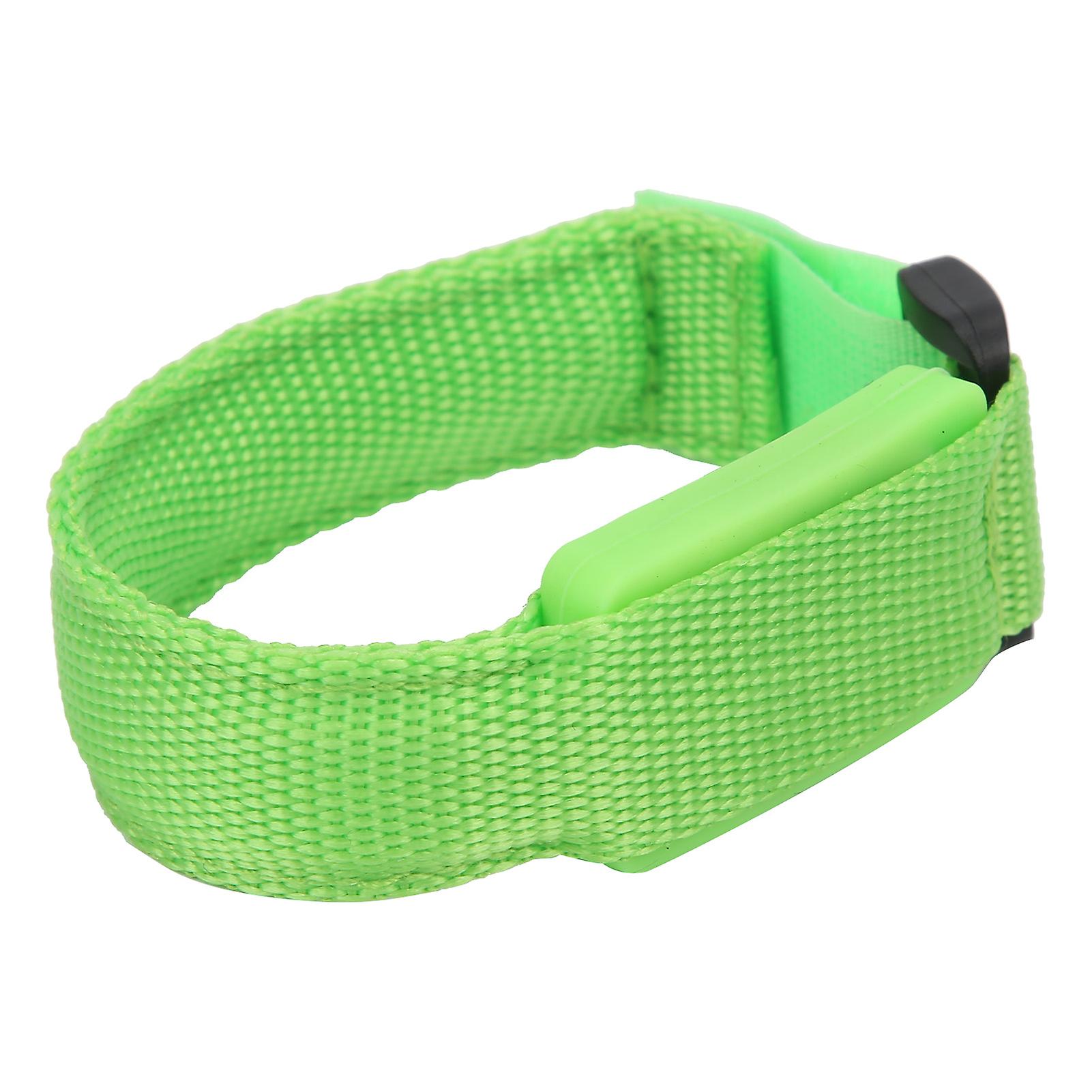 2cm Outdoor Night Running Light Armband Led Luminous Adjustable Wristband Cycling Braceletgreen