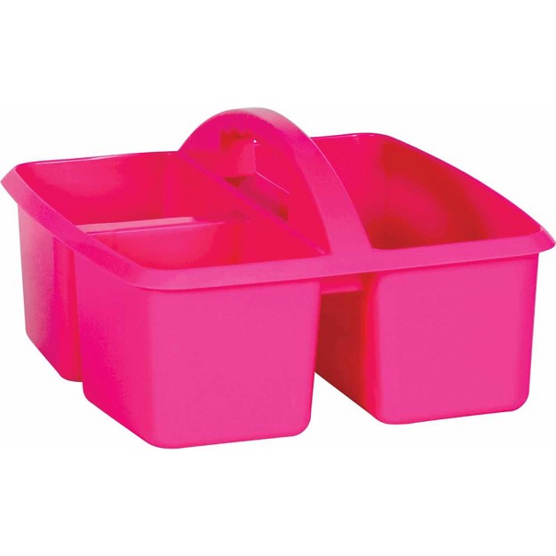 Teacher Created Resources Pink Plastic Storage Caddy Pack Of 6