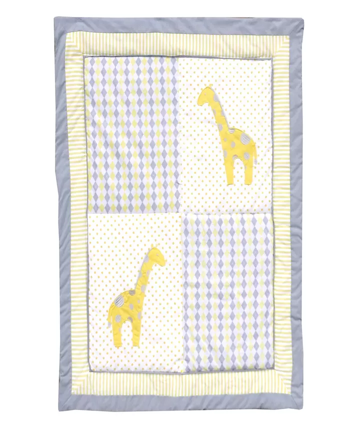 Pam Grace Creations Argyle Giraffe Crib Bedding Set