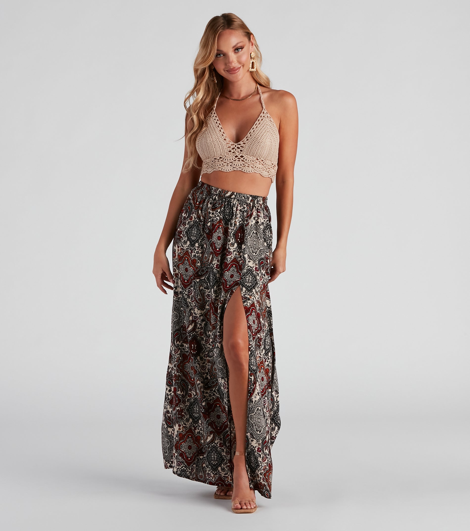 Who's That Girl Boho Maxi Skirt