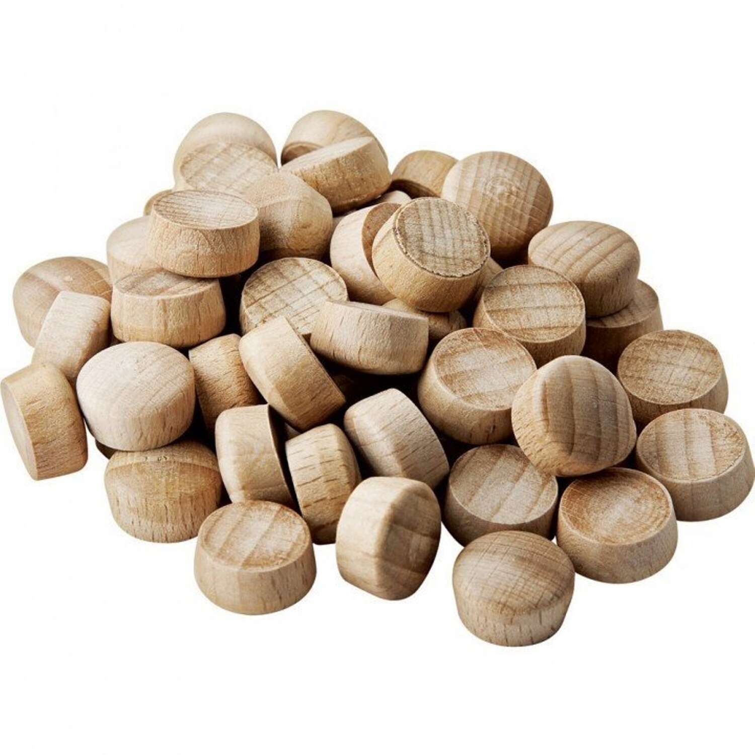 Wolfcraft Round Hardwood Head Plug 1/4 in. D X 0.225 in. L 1 pk Natural