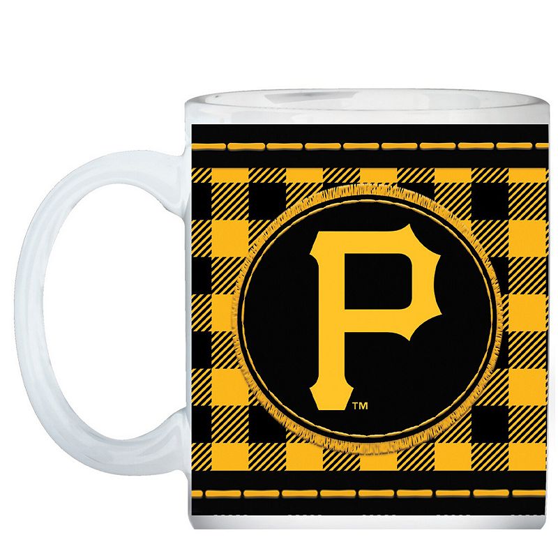 Pittsburgh Pirates 15oz. Buffalo Plaid Father's Day Mug