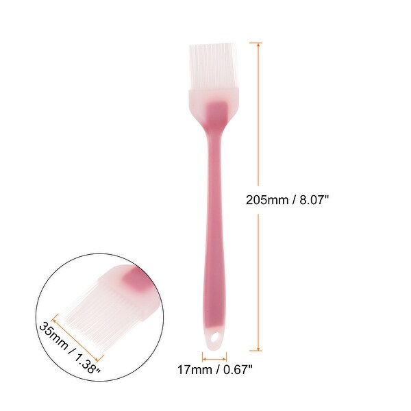 2pcs Silicone Pastry Brush， 1.38