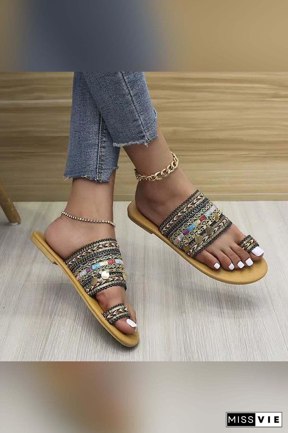 Beach Boho Flat Sandal Wholesale