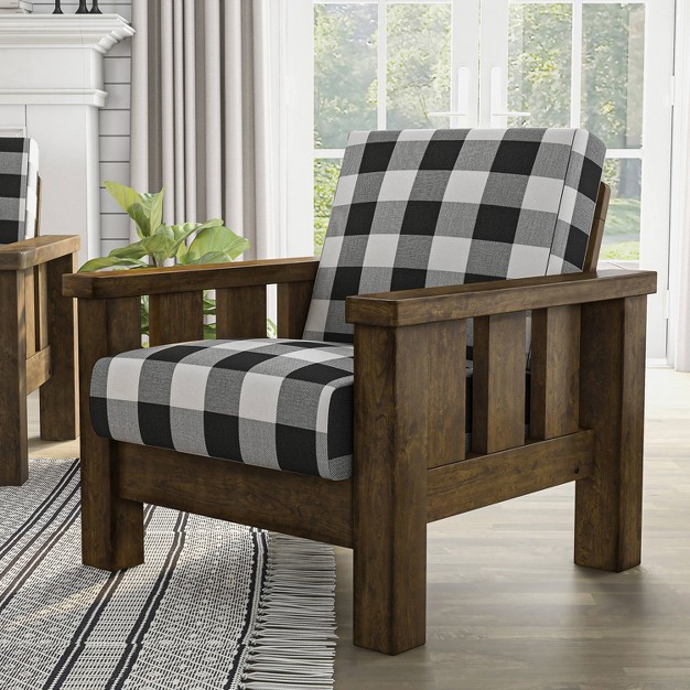 3pc Homesessentials Gingham Rustic Sofa And Loveseat Set