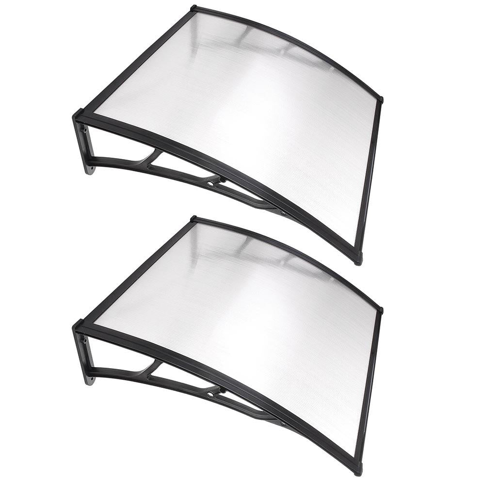 Yescom 2-Pack Door & Window Poly Awning Canopy 40