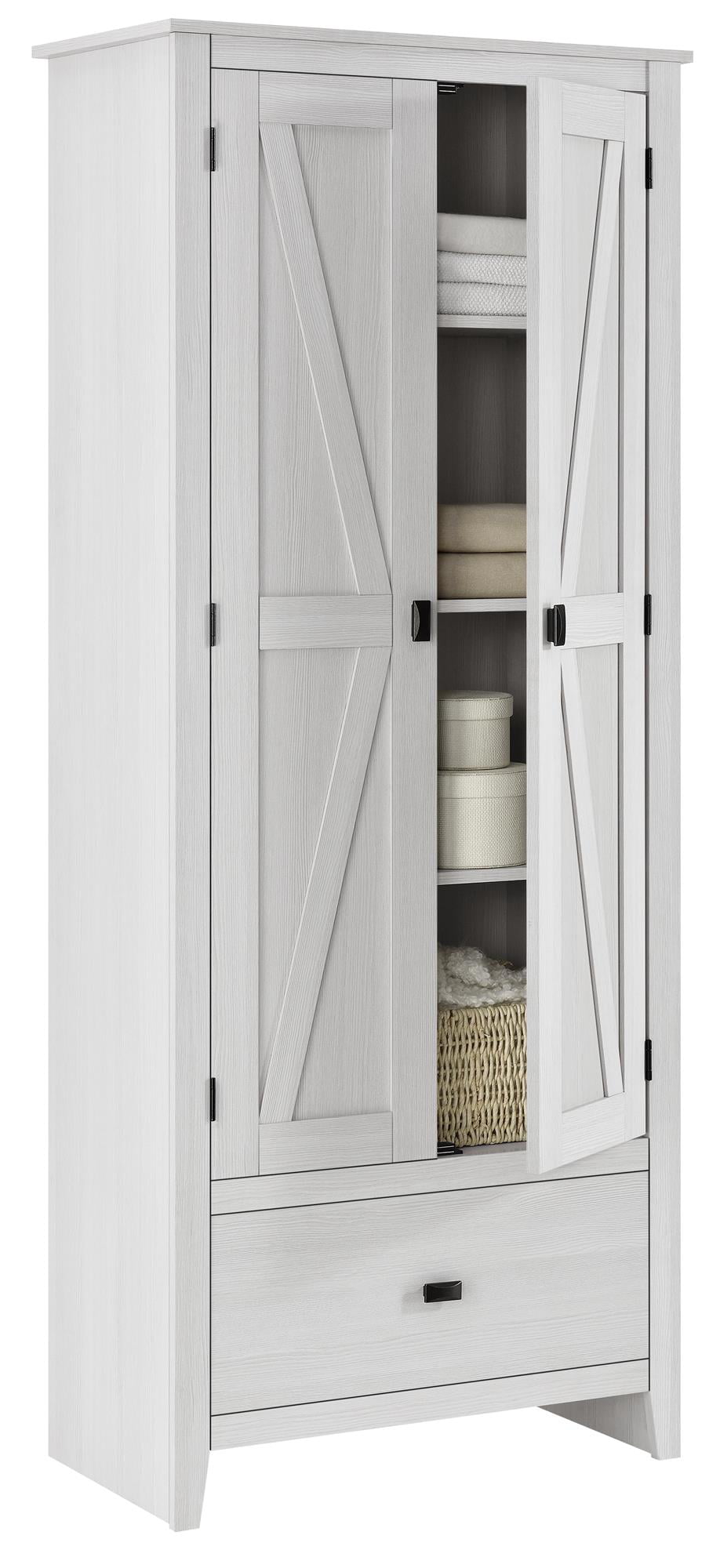 Systembuild Evolution Farmington 30" Wide Storage Cabinet, Sandy Pine