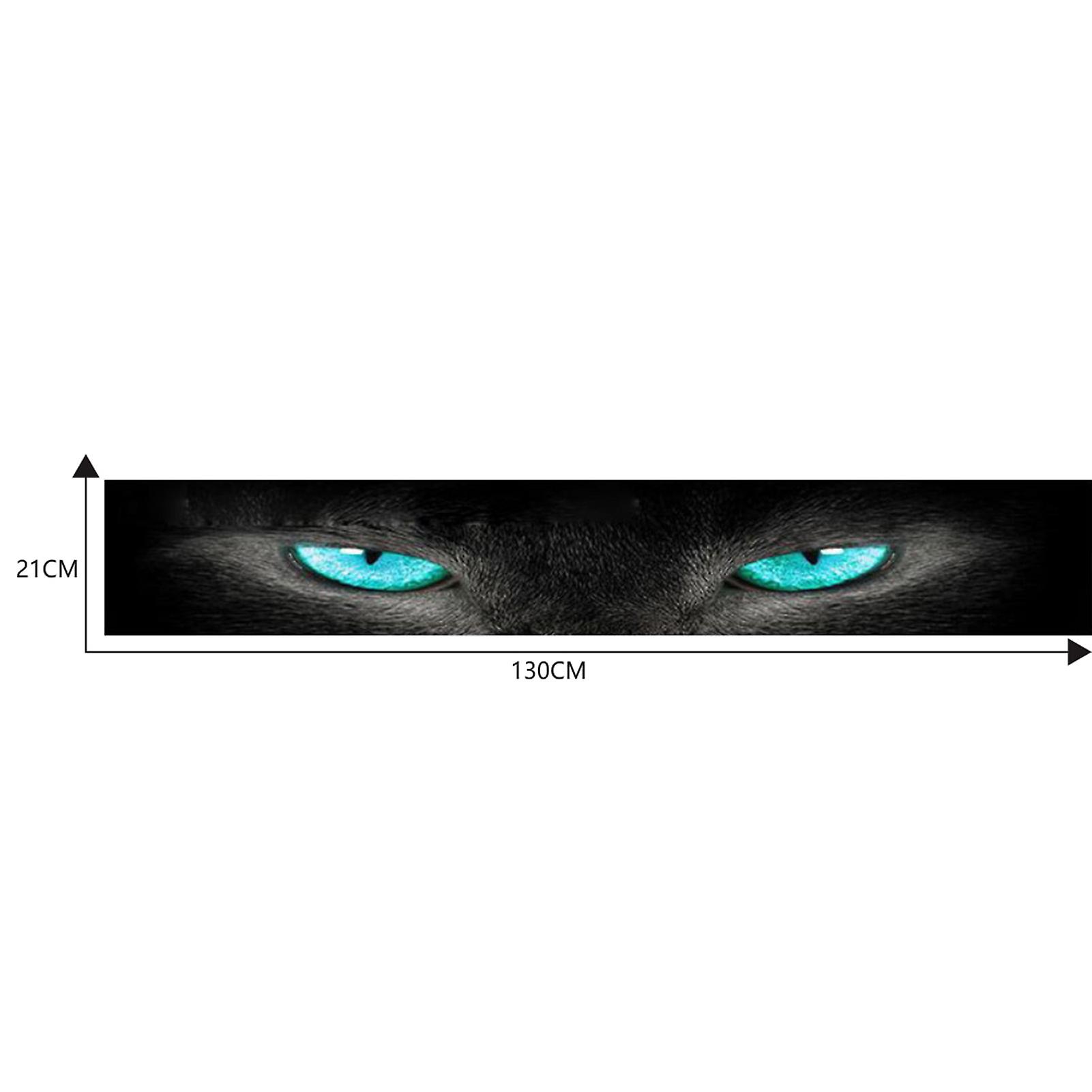 Blue Eyes Car Front Windshield Sticker， Rear Block Sunshade Sticker Decoration 3d Stereoscopic Cat Eye Car Sticker Car Decoration Stickers