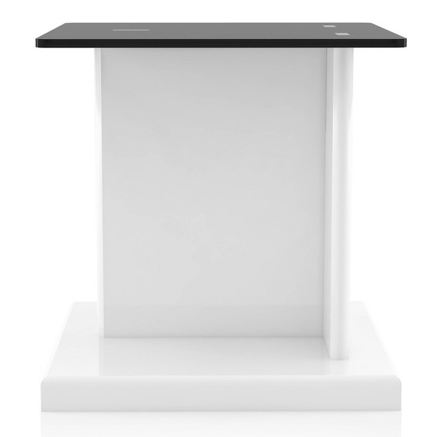 Montreaux Tempered Glass Top End Table Mibasics