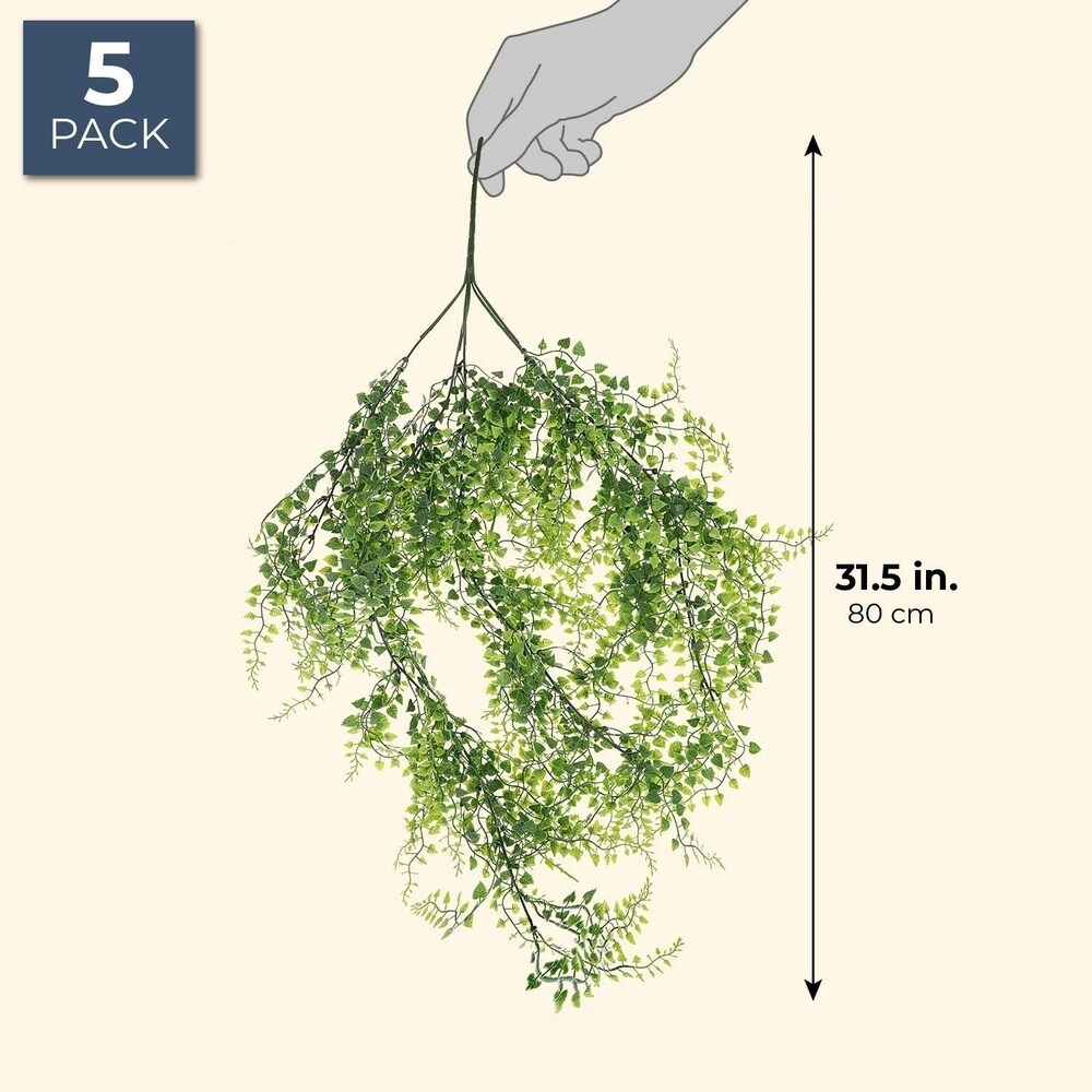 5 Pack Artificial Fake Ivy for DIY Crafts Wedding Party Garden Wall Decoration