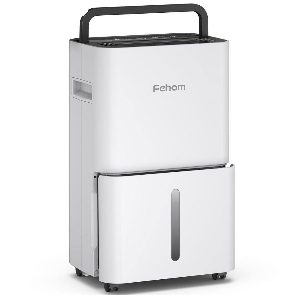 Fehom 50-Pint Multifunction Home Dehumidifier With Water Tank For 4500 Sq. Ft. Bedrooms Basements and Laundry Rooms HDCX-PD11A