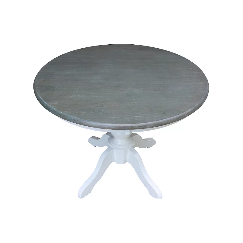 International Concepts Round Pedestal Dining Table