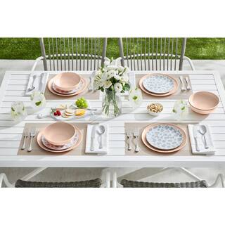 StyleWell Taryn Melamine Dinnerware Set in Matte Aged Clay (Service for 4) AA54SETACL