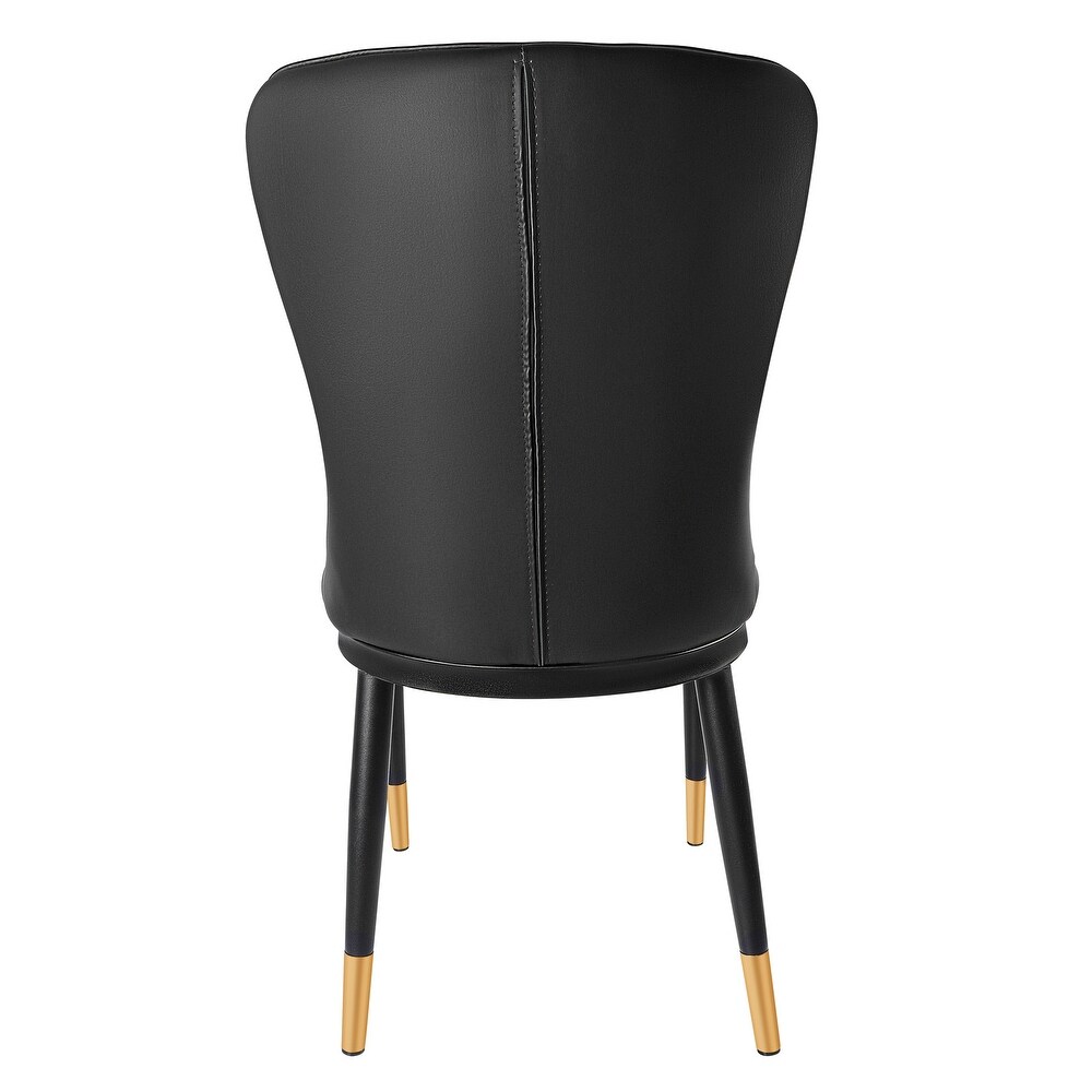 Faux Leather Upholstered Dining Chairs