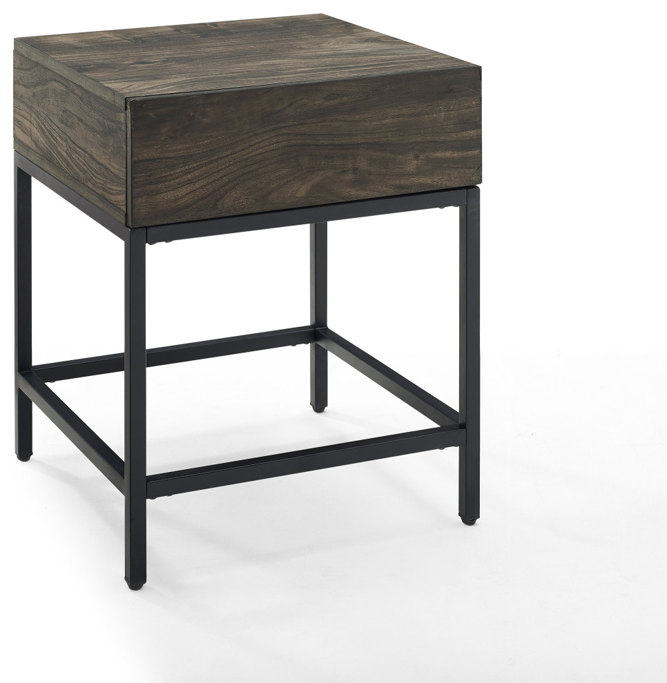 Jacobsen End Table   Industrial   Side Tables And End Tables   by Crosley  Houzz