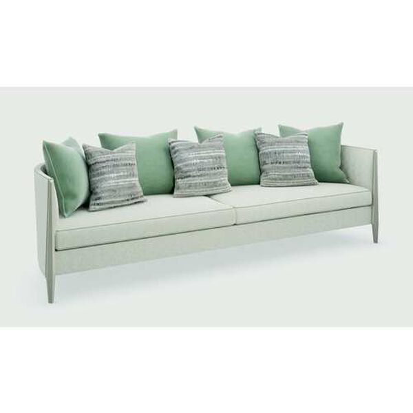 Caracole Upholstery Silver Shadow Piping Hot Sofa