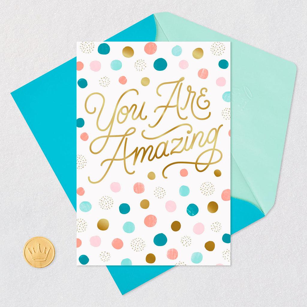 Hallmark  You Are Amazing Video Greeting Birthday Card