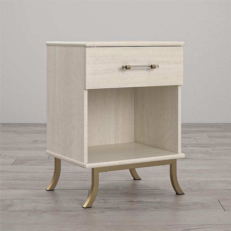 Little Seeds Monarch Hill Clementine White Nightstand