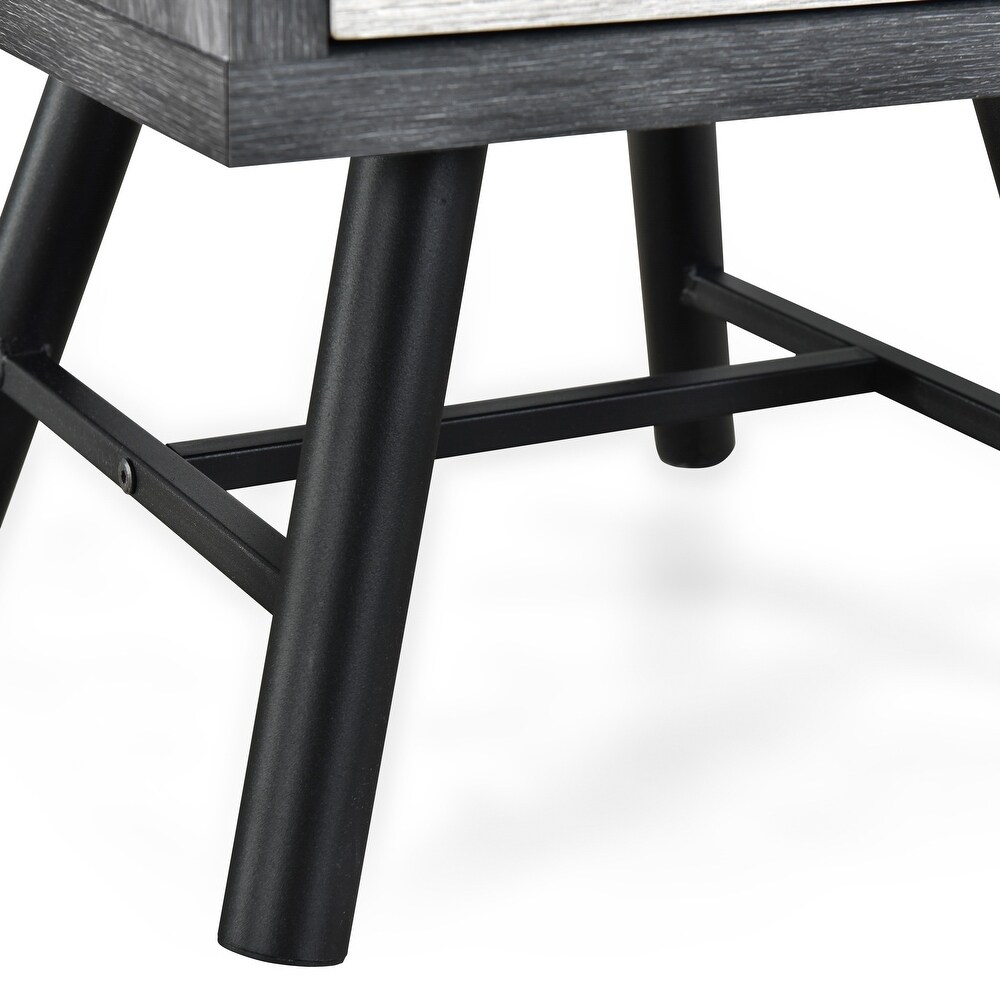 Burgoyne Mid Century Modern Nightstand by Christopher Knight Home