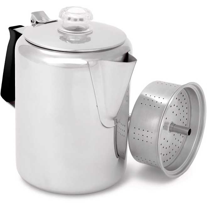 GSI Outdoors Glacier Stainless 9 Cup Percolator