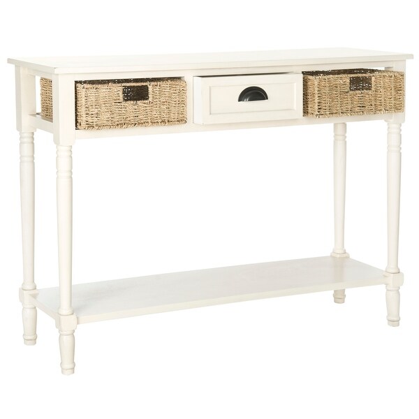 SAFAVIEH Winifred White Console Table - 44.5