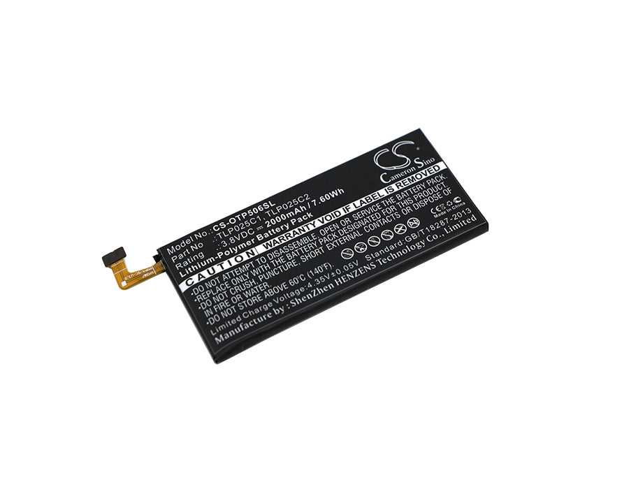 Alcatel One Touch Allure One Touch Fierce 2000mAh Replacement Battery BatteryClerkcom Mobile Phone