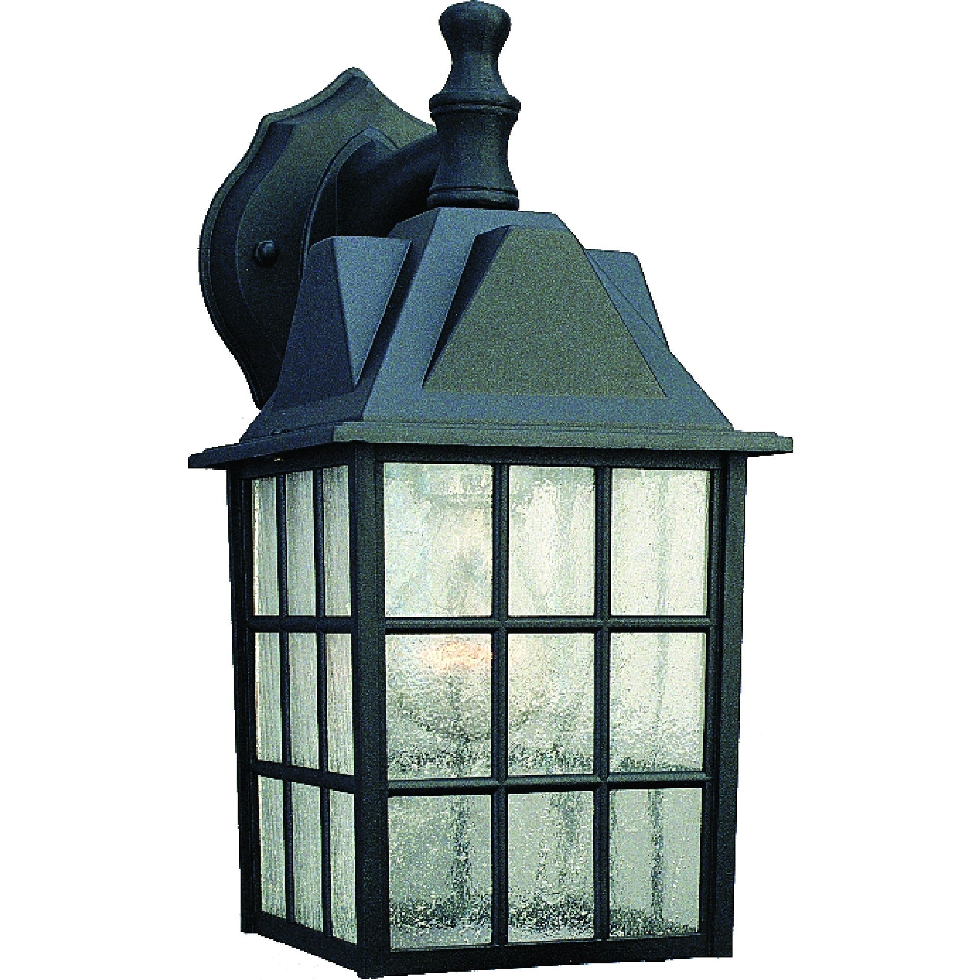 Volume Lighting 1-Light Black Outdoor Wall Sconce Shopping - The Best Deals on Outdoor Wall Lanterns | 36024201