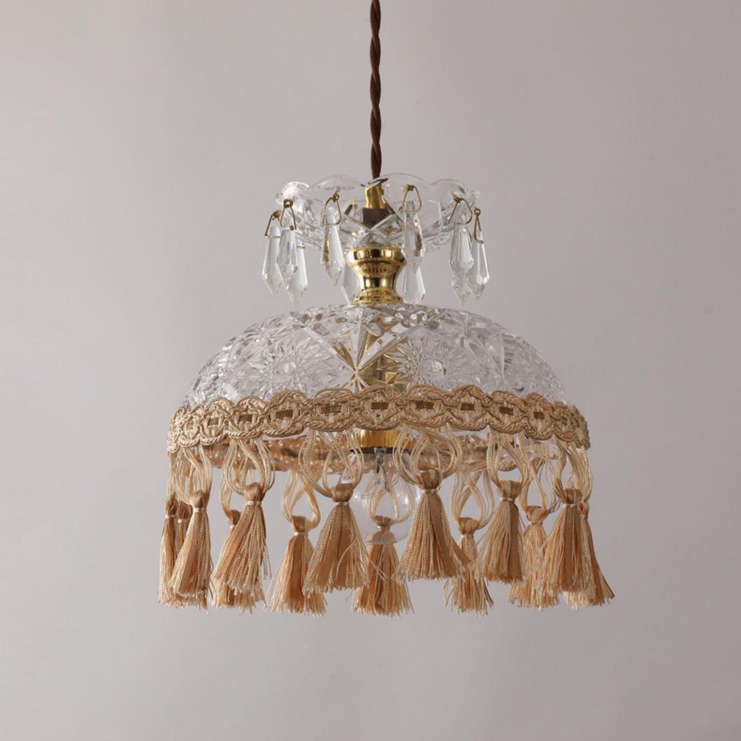 Bowl Tassel Pendant Light